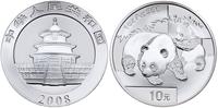 10 juanów 2008, "misie Panda", srebro "999", 31.