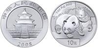 10 juanów 2008, "misie Panda", srebro "999", 31.