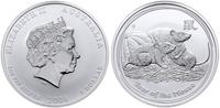 1 dolar 2008, Rok Myszy, srebro "999", 31.41 g