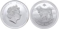 1 dolar 2008, Rok Woła, srebro "999", 31.57 g
