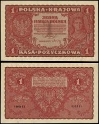 1 marka polska 23.08.1919, seria I-CJ, numeracja