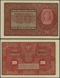 20 marek polskich 23.08.1919, seria II-FU, numer