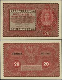 20 marek polskich 23.08.1919, seria II-FB, numer