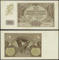 10 złotych 1.03.1940, seria J, numeracja 8190274