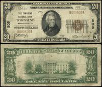 20 dolarów 1929, seria B000630A, podpisy Jones i