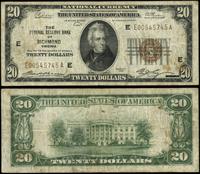 20 dolarów 1929, seria E00545745A, podpisy Jones