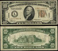 10 dolarów 1934, seria L50719065B, podpisy Julia