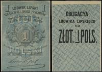 Polska, bon na 1 złoty polski, 1863