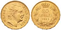 20 dinarów 1882, złoto 6.45 g