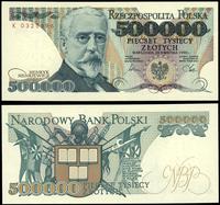 500.000 złotych 20.04.1990, seria K, numeracja 0