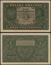 5 marek polskich 23.08.1919, seria II-DU, numera