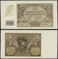 10 złotych 1.03.1940, seria J, numeracja 3706506