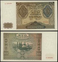 100 złotych 1.08.1941, seria D, numeracja 153183
