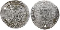 1/2 patagona 1650, Bruksela, moneta z dziurką, D
