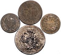 zestaw 4 monet srebrnych, Warszawa, 5 złotych 18