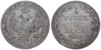 Polska, 3/4 rubla = 5 złotych, 1838 M-W
