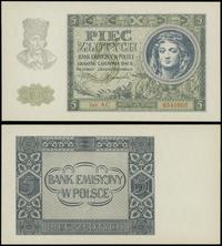 5 złotych 1.08.1941, seria AC, numeracja 6540860