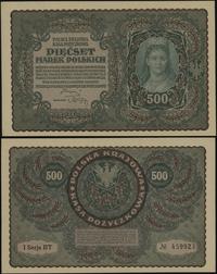 500 marek polskich 23.08.1919, I Serja BT, Nr 45