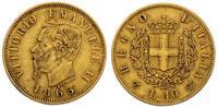 10 lirów 1863, Turyn, złoto 3,22 g