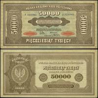50.000 marek polskich 10.10.1922, seria Z 323186