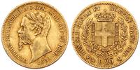 20 lirów 1851, Genua, złoto 6.43 g