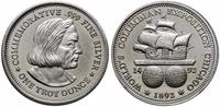 1 uncja srebra 1892, Wystawa Kolumbijska, srebro