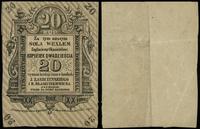 sola weksel na 20 kopiejek 1861, bez numeracji, 