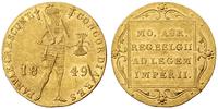 dukat 1849, Utrecht, złoto 3.47 g