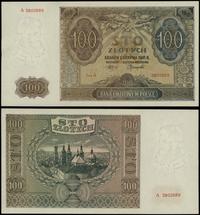 100 złotych 1.08.1941, seria A 3802689, wyśmieni
