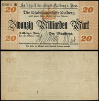 20 miliardów marek 20.10.1923, numeracja 0808, p
