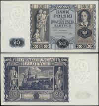 20 złotych 11.11.1936, seria BF 5873014, zaniedb