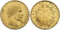 20 franków 1855, Paryż, złoto, 6.45 g