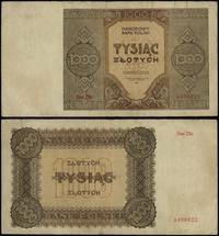 1.000 złotych 1945, seria Dh 5490922, złamania i