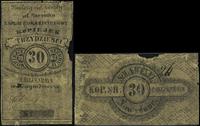 dawny zabór rosyjski, sol weksla na 30 kopiejek, 1862
