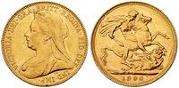 1 funt 1900, Londyn, złoto 7.99 g