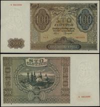 100 złotych 1.08.1941, seria A 3802686, przy pra