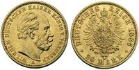 20 marek 1886, Berlin, złoto, 7.94 g