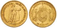 10 koron 1894, złoto 3.36 g