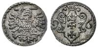denar  1596, Gdańsk, Duże cyfry daty, piękny, CN