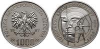 1.000 złotych 1987, Warszawa, PRÓBA, NIKIEL, Igr