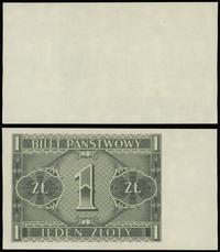 1 złoty 1.10.1938, bez oznaczenia serii i numera