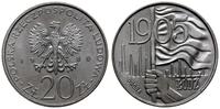20 złotych 1980, Warszawa, Łódź 1905, wypukły na