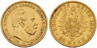20 marek 1887/A, złoto 7.92 g