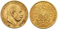 10 marek 1872, Hanower, złoto, 3.92 g