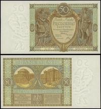 50 złotych 1.09.1929, seria DF 6791463, wyśmieni