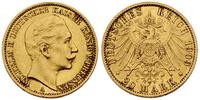 20 marek  1909/A, złoto 7.96 g