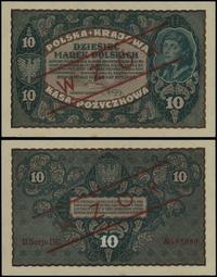 10 marek polskich 23.08.1919, seria II-DE, numer