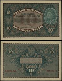10 marek polskich 23.08.1919, seria II-AK 938187