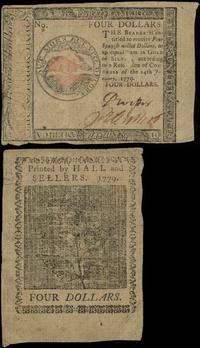Stany Zjednoczone Ameryki (USA), 4 dolary, 14.01.1779