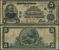 5 dolarów 6.08.1902, seria A468102H, podpisy Lyo